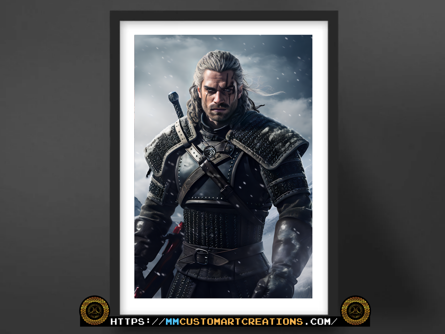 Henry Cavill as The Witcher Poster Prints | Geralt of Rivia | 8.5x11 and 13x19 Options