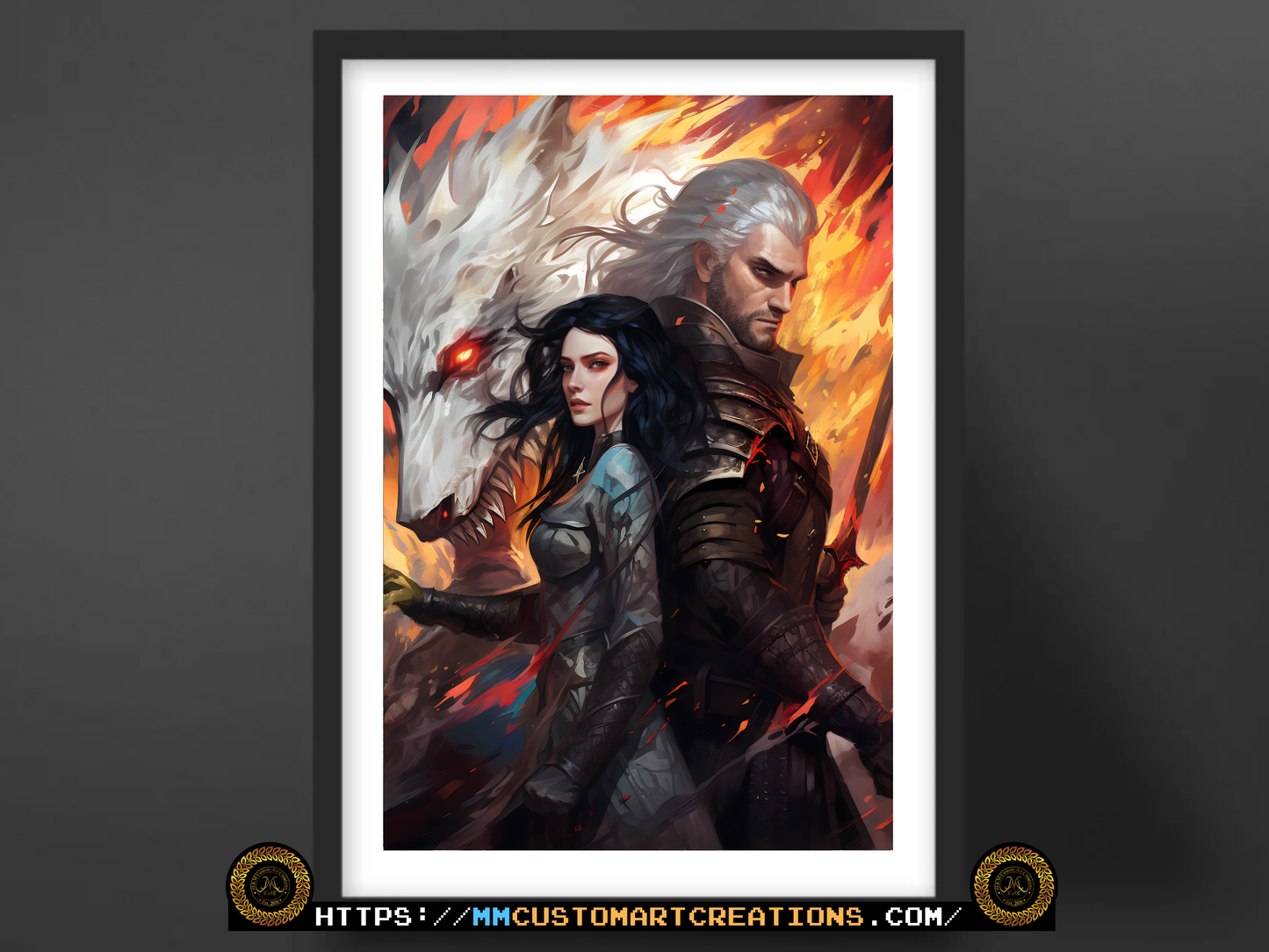 Henry Cavill as The Witcher Poster Prints | Geralt of Rivia | 8.5x11 and 13x19 Options