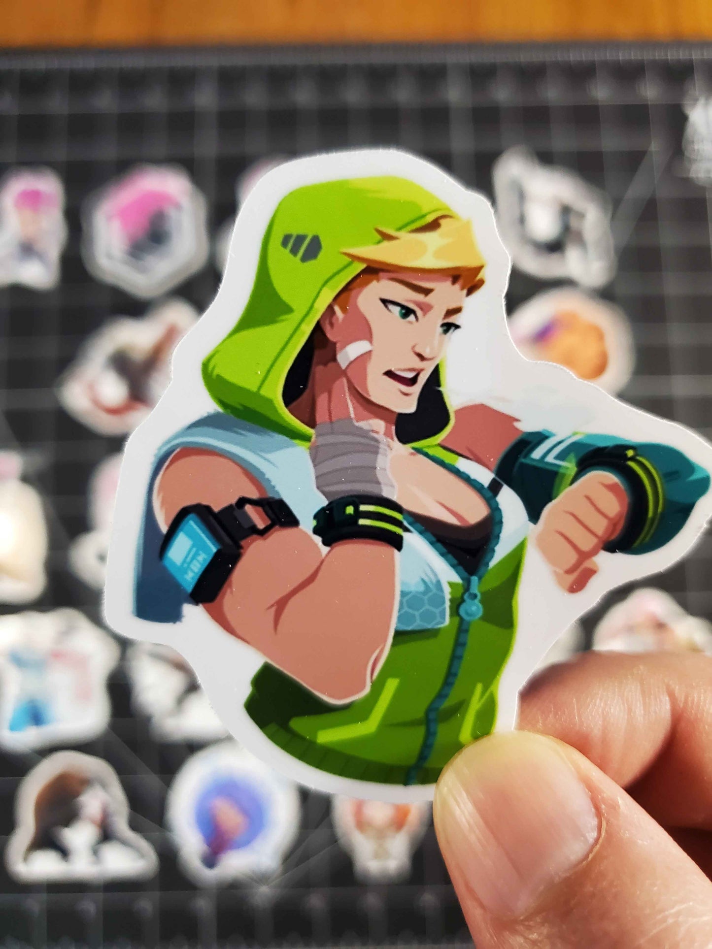 Overwatch 2 Zarya Hero Spray's Sticker Set | 27 High Quality Glossy Vinyls
