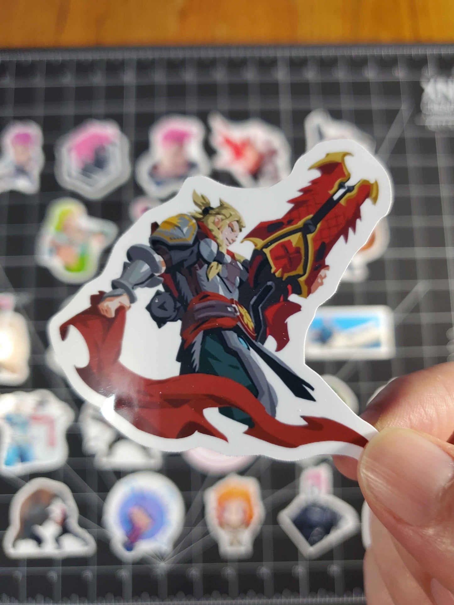 Overwatch 2 Zarya Hero Spray's Sticker Set | 27 High Quality Glossy Vinyls