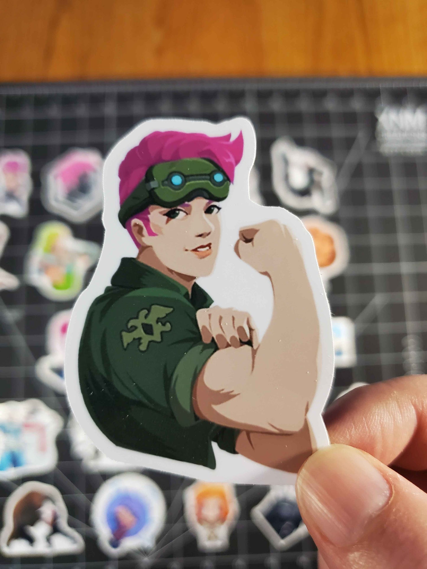Overwatch 2 Zarya Hero Spray's Sticker Set | 27 High Quality Glossy Vinyls