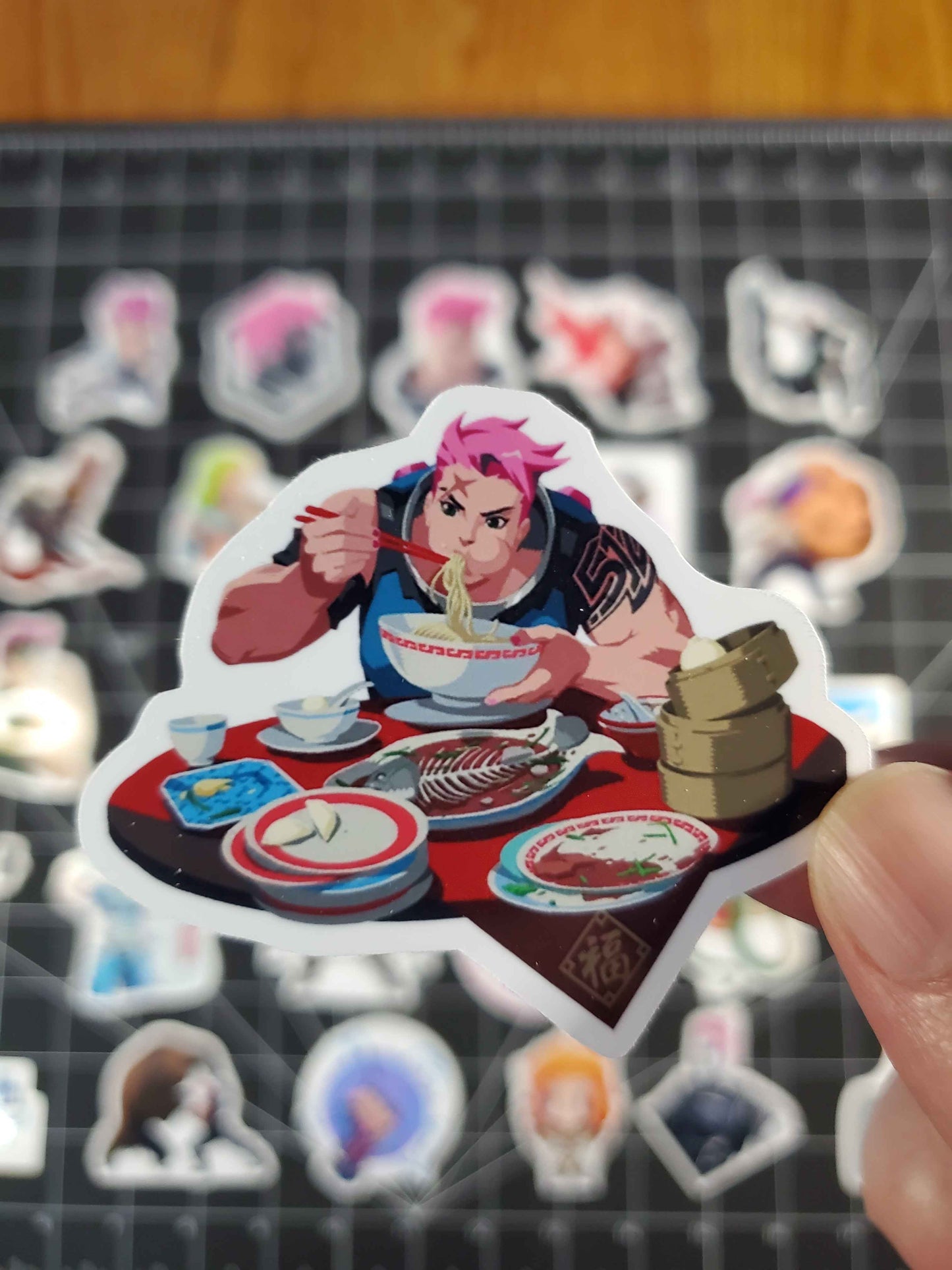Overwatch 2 Zarya Hero Spray's Sticker Set | 27 High Quality Glossy Vinyls
