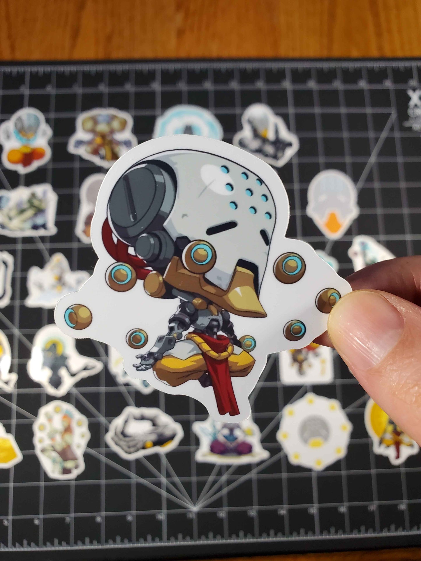 Overwatch 2 Zenyatta Hero Spray's Sticker Set | 28 High Quality Glossy Vinyls