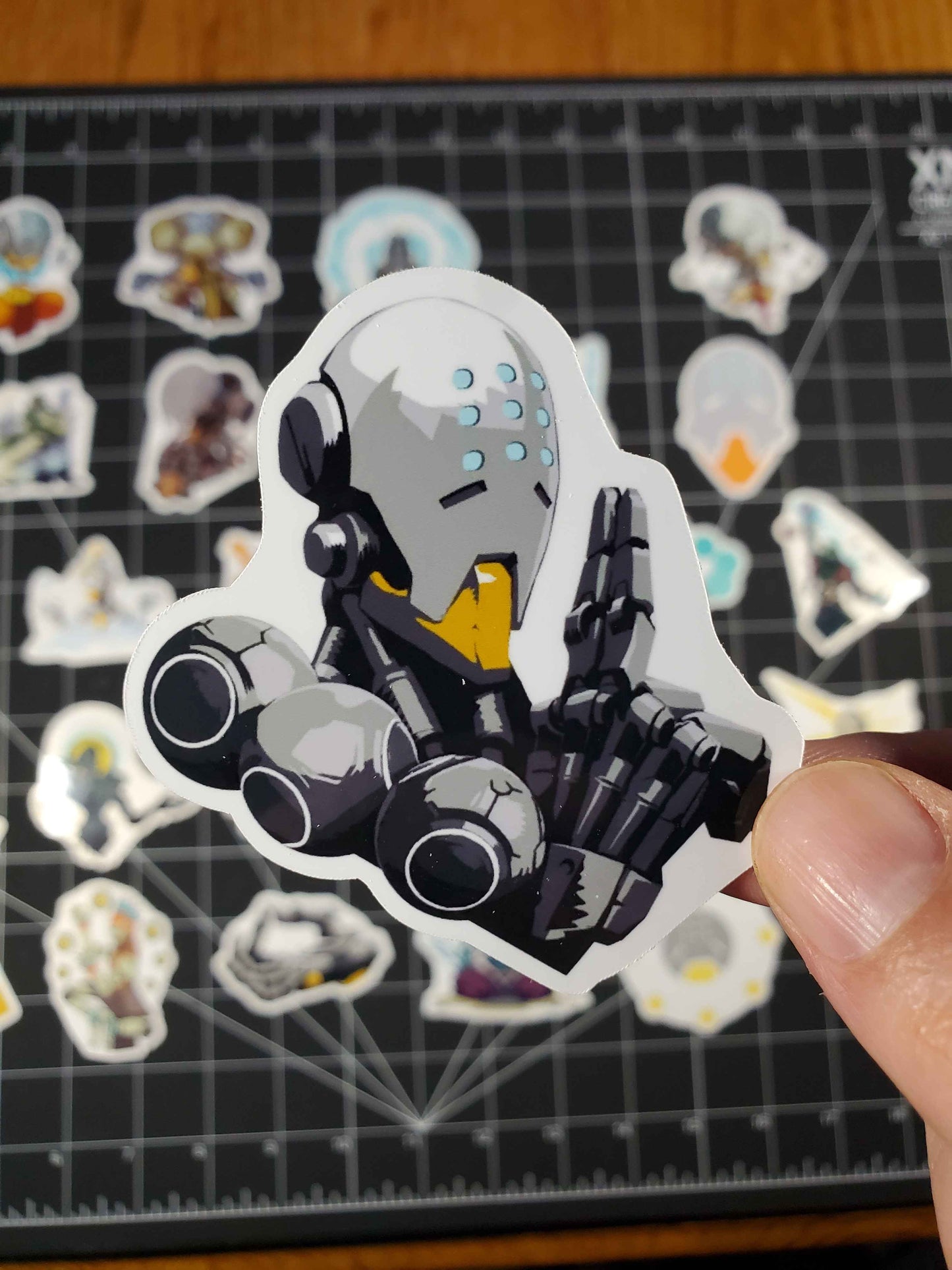 Overwatch 2 Zenyatta Hero Spray's Sticker Set | 28 High Quality Glossy Vinyls