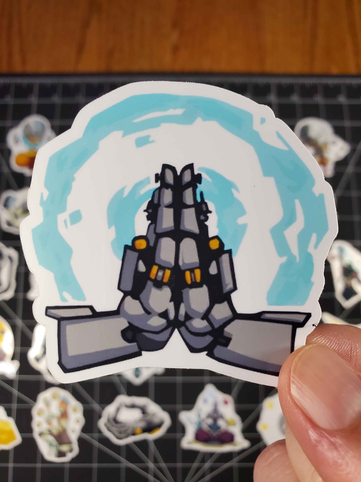 Overwatch 2 Zenyatta Hero Spray's Sticker Set | 28 High Quality Glossy Vinyls