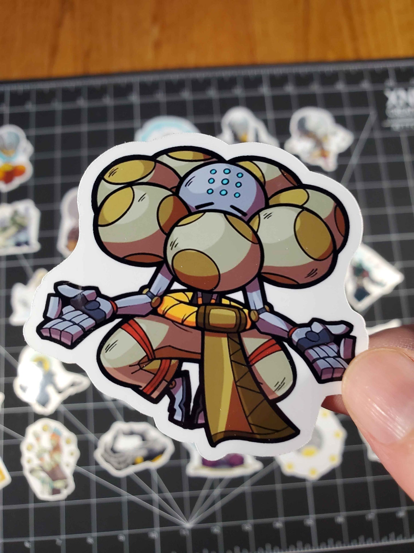 Overwatch 2 Zenyatta Hero Spray's Sticker Set | 28 High Quality Glossy Vinyls