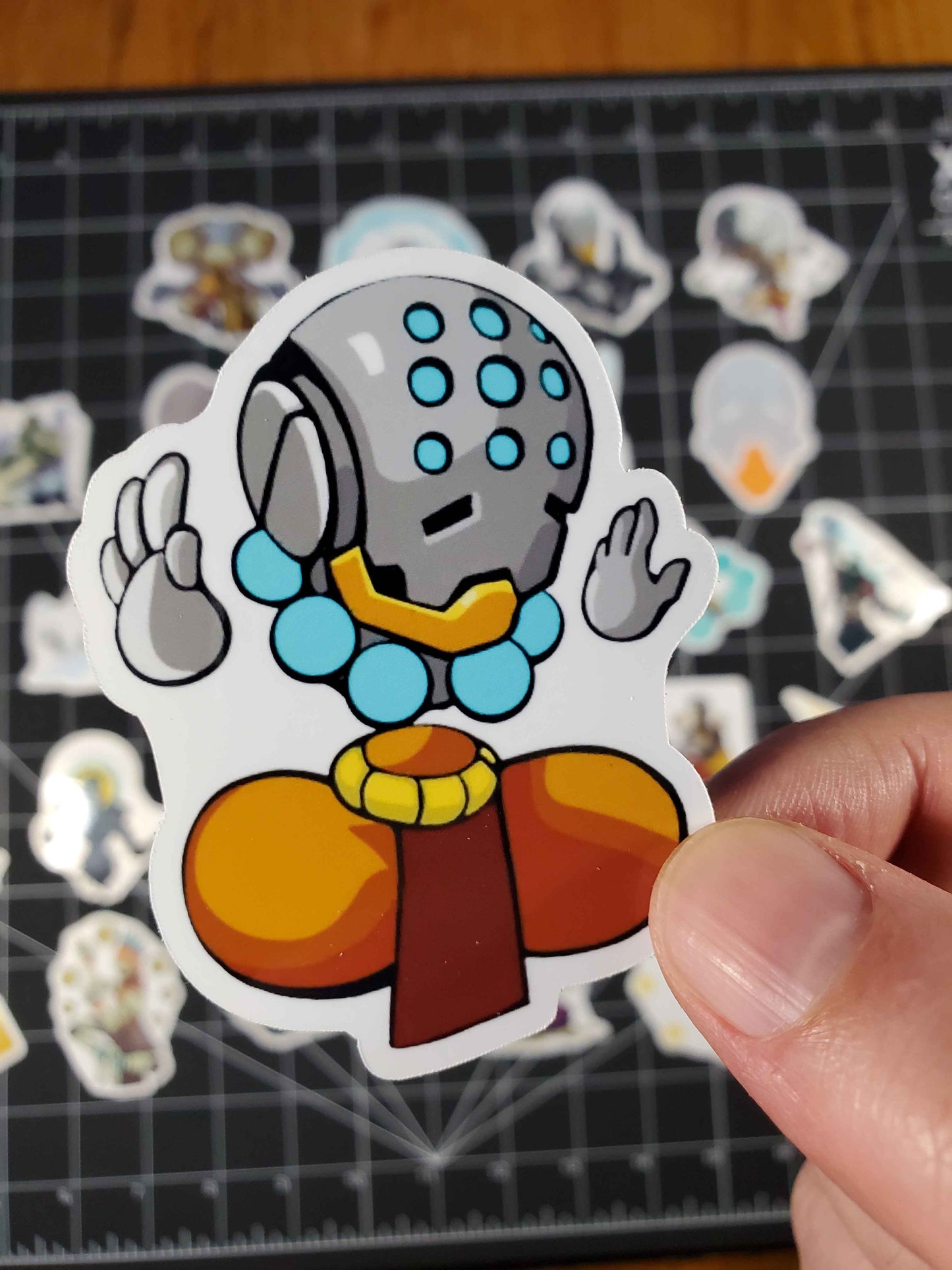 Overwatch 2 Zenyatta Hero Spray's Sticker Set | 28 High Quality Glossy Vinyls