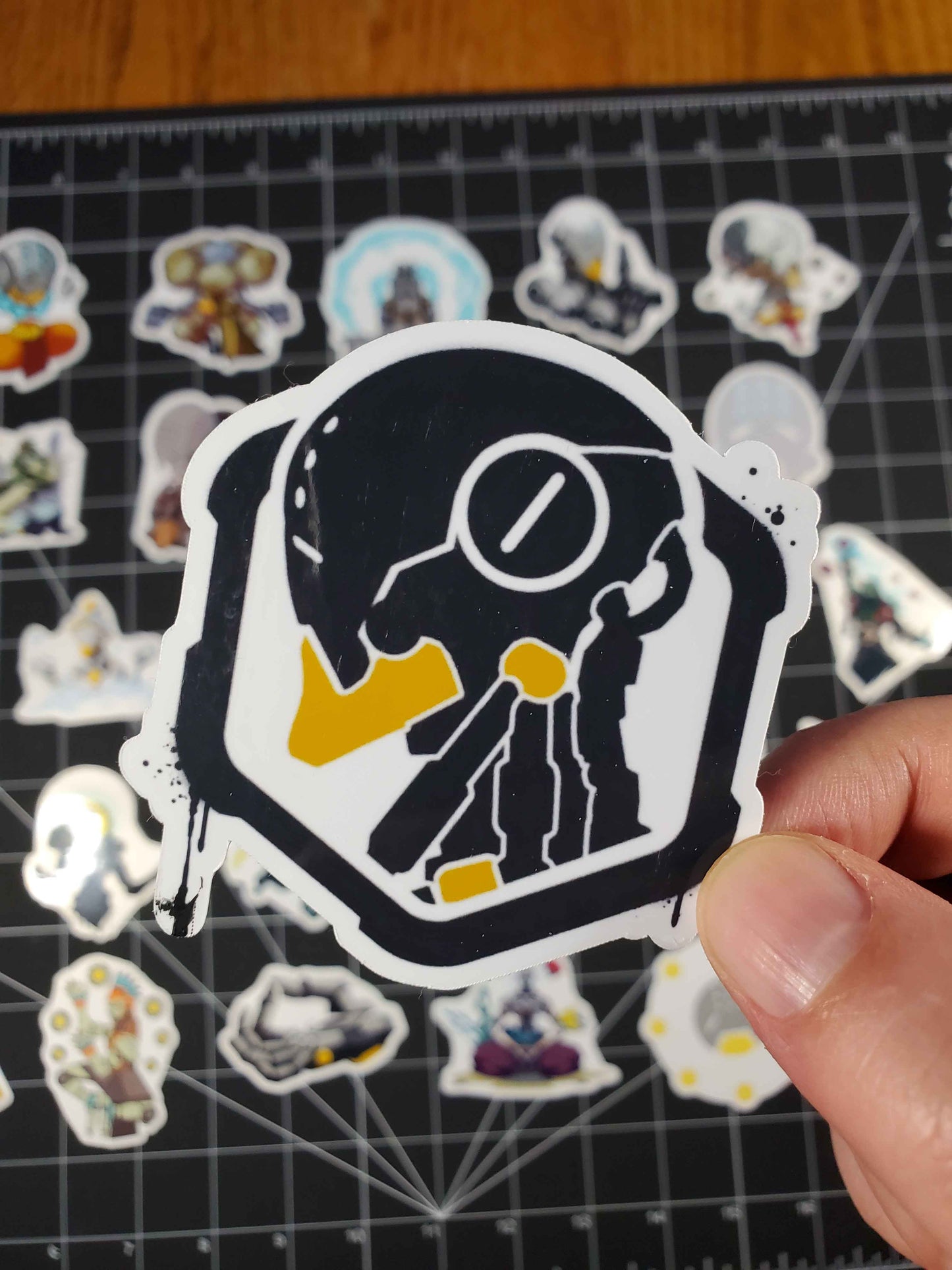 Overwatch 2 Zenyatta Hero Spray's Sticker Set | 28 High Quality Glossy Vinyls