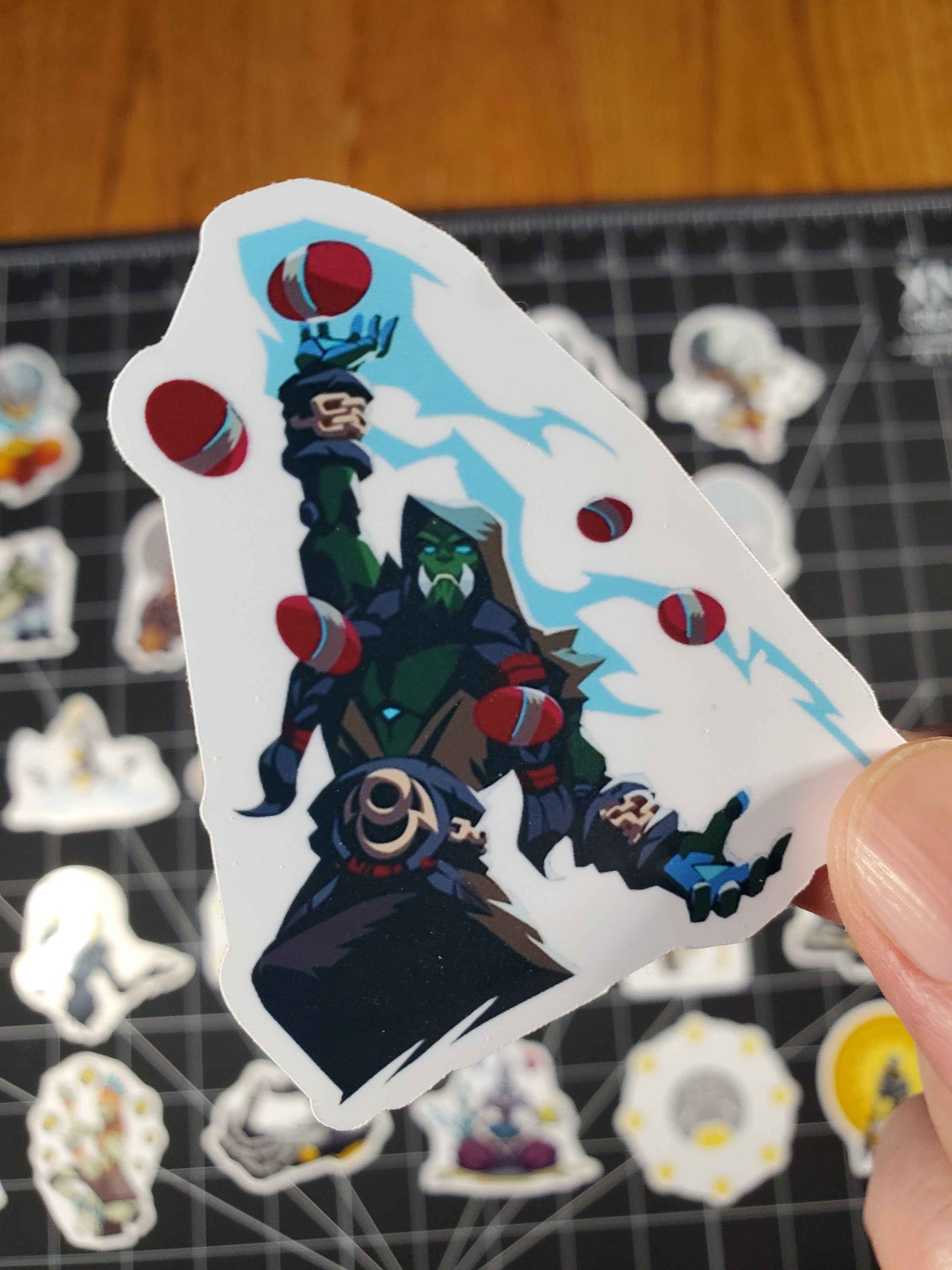 Overwatch 2 Zenyatta Hero Spray's Sticker Set | 28 High Quality Glossy Vinyls