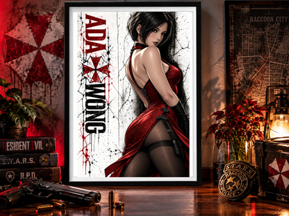 Resident Evil Ada Wong 13x19 Art Print Poster | Choose 1 or Complete Set