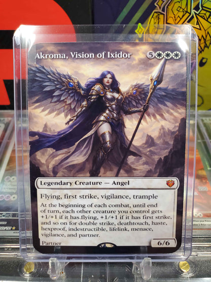 Akroma Vision of Ixidor – Extended Art Collector Proxy