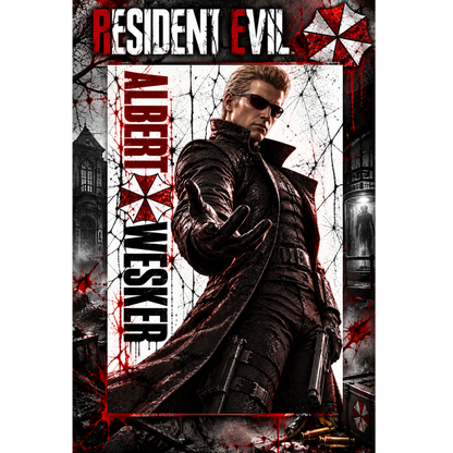 Resident Evil Albert Wesker 13x19 Art Print Poster | Choose 1 or Complete Set