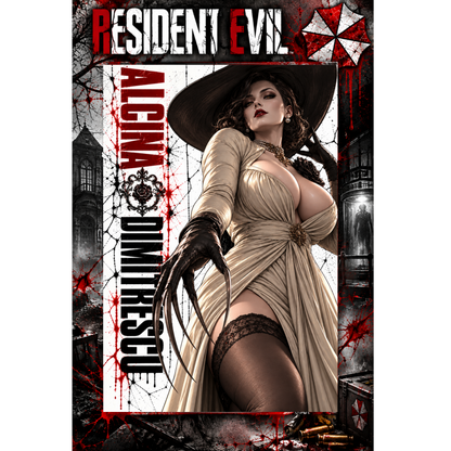 Resident Evil Alcina Dimitresc 13x19 Art Print Poster | Choose 1 or Complete Set