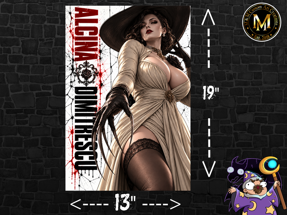Resident Evil Alcina Dimitresc 13x19 Art Print Poster | Choose 1 or Complete Set