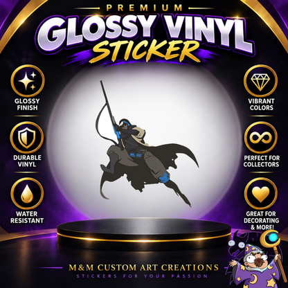 Anna from Overwatch 2 Glossy Vinyl Sticker SHEETS