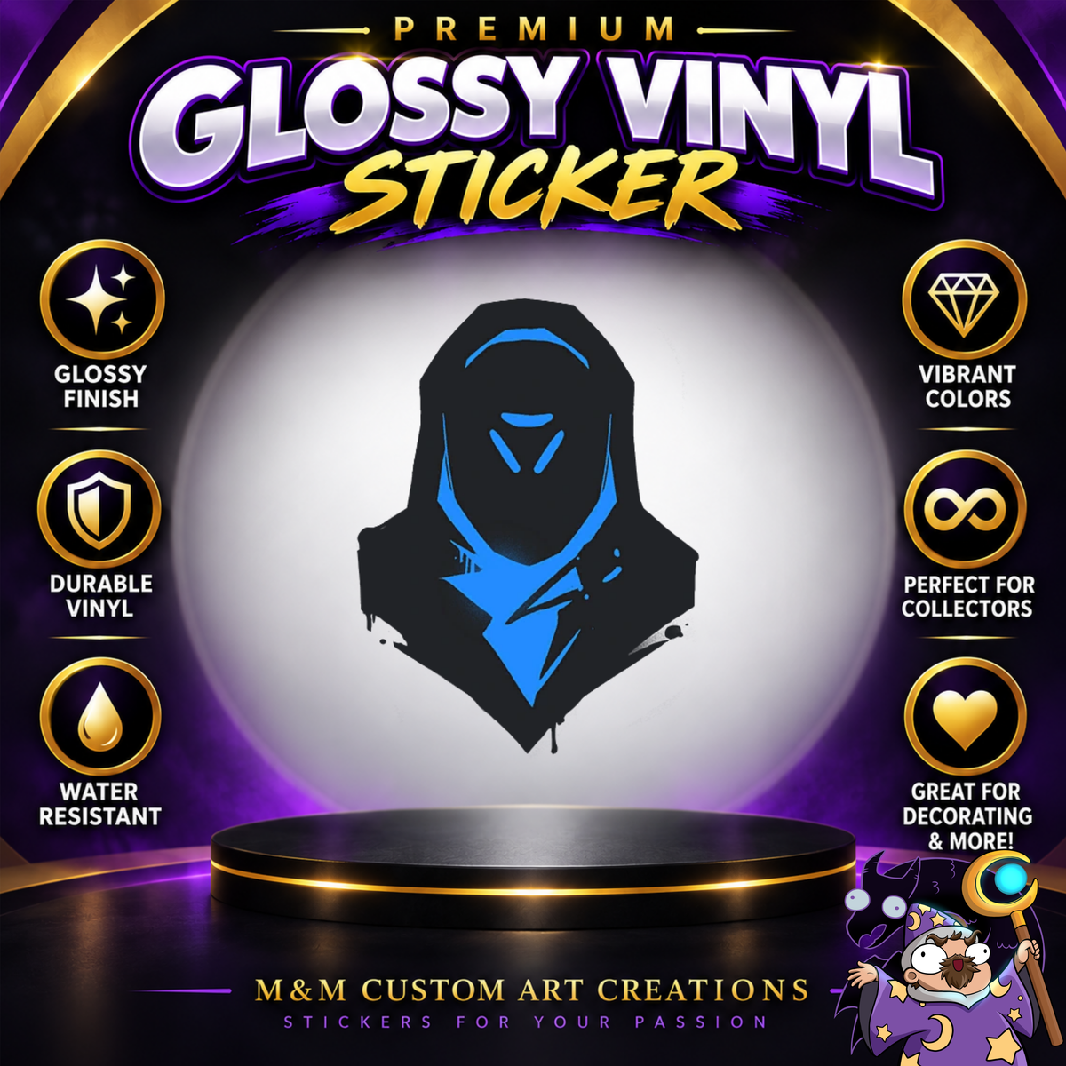 Anna from Overwatch 2 Glossy Vinyl Sticker SHEETS