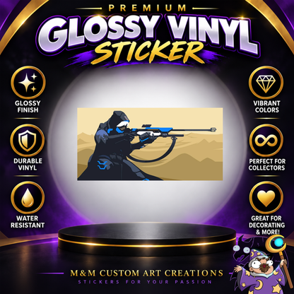 Anna from Overwatch 2 Glossy Vinyl Sticker SHEETS