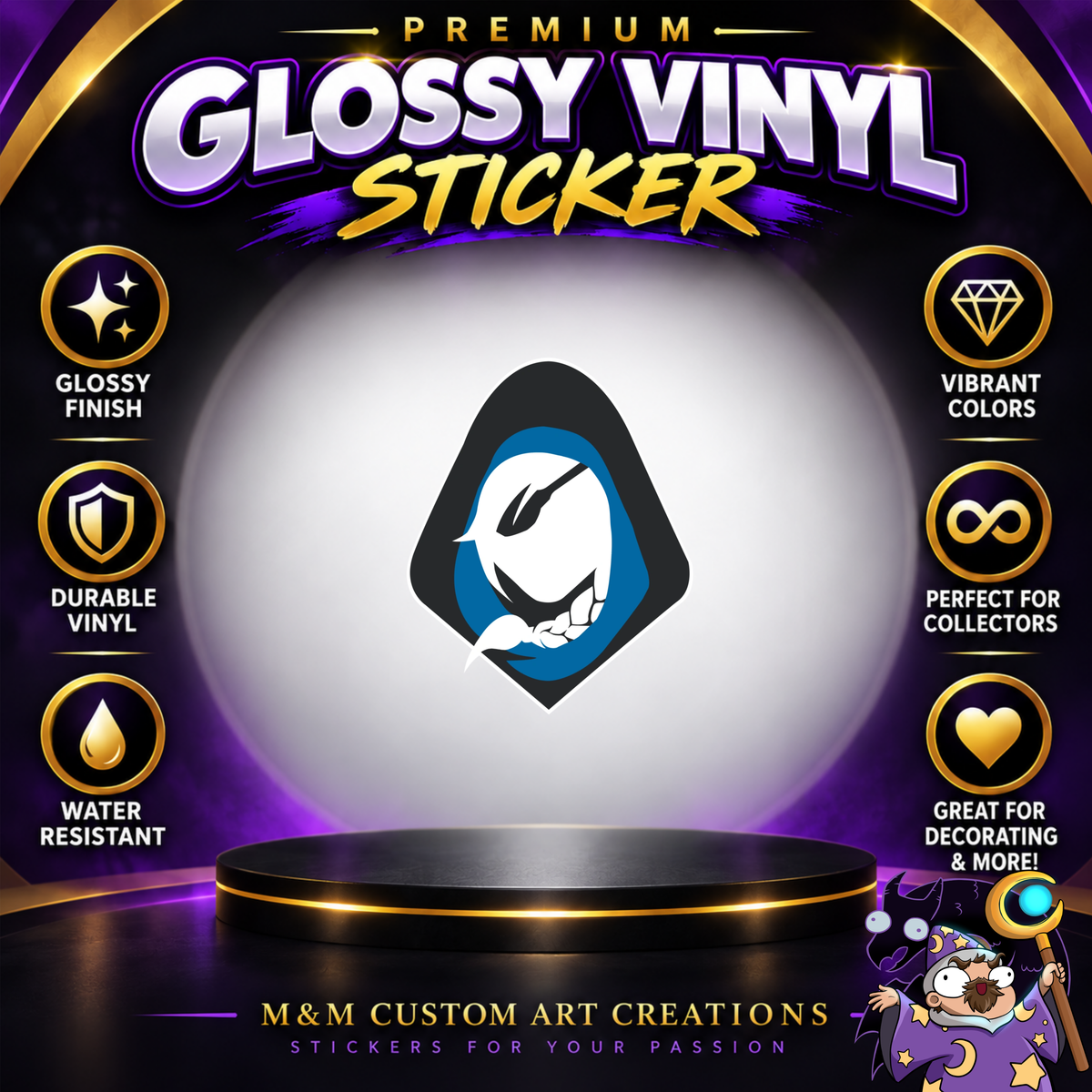 Anna from Overwatch 2 Glossy Vinyl Sticker SHEETS
