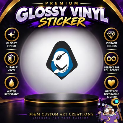 Anna from Overwatch 2 Glossy Vinyl Sticker SHEETS