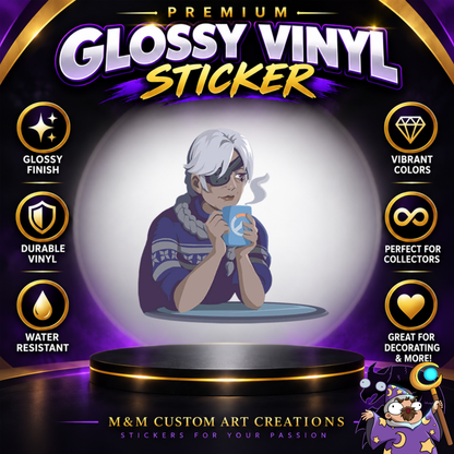 Anna from Overwatch 2 Glossy Vinyl Sticker SHEETS