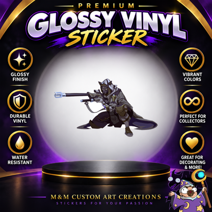 Anna from Overwatch 2 Glossy Vinyl Sticker SHEETS