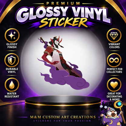 Anna from Overwatch 2 Glossy Vinyl Sticker SHEETS