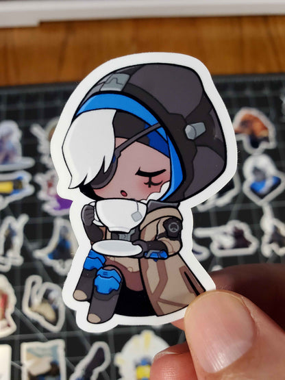 Overwatch 2 Ana Hero Spray's Sticker Set | 32 Ana Glossy Vinyl Stickers
