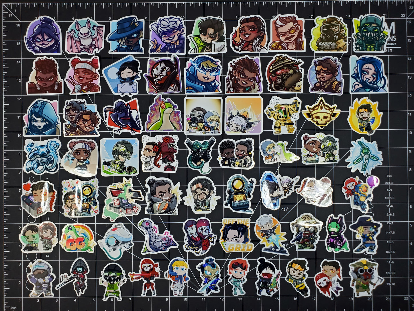 Apex Legends Sticker Pack | 66 High Quality Glossy Vinyl Video Game Decals