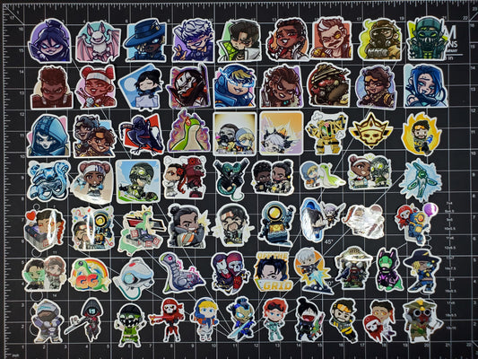Apex Legends Sticker Pack | 66 High Quality Glossy Vinyl Video Game Decals