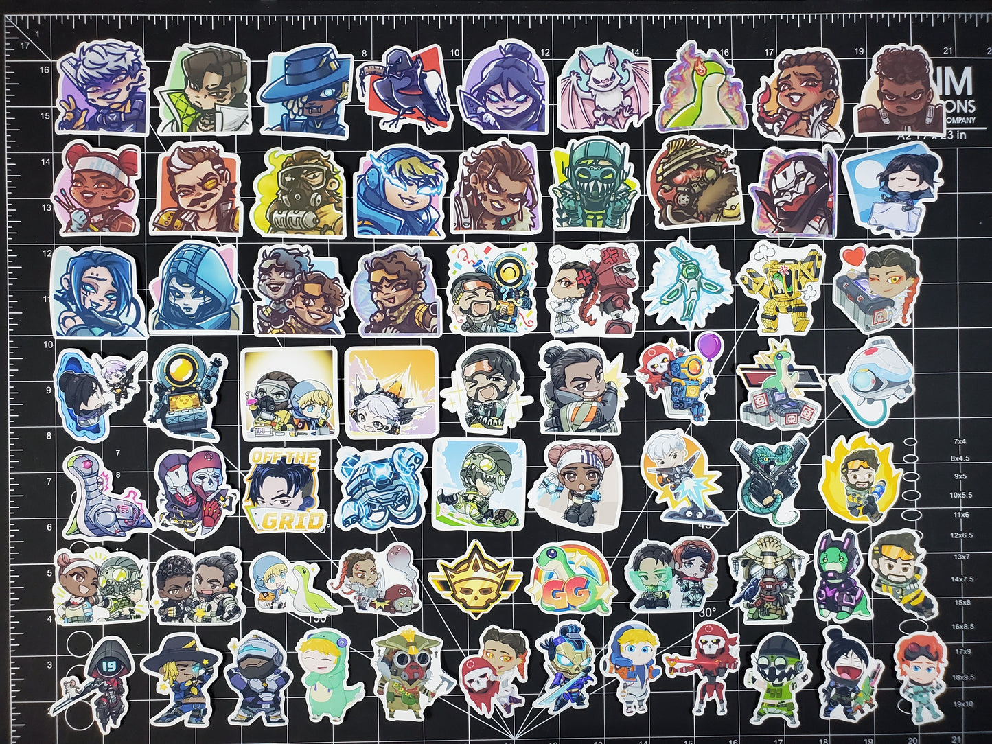 Apex Legends Sticker Pack | 66 High Quality Glossy Vinyl Video Game Decals