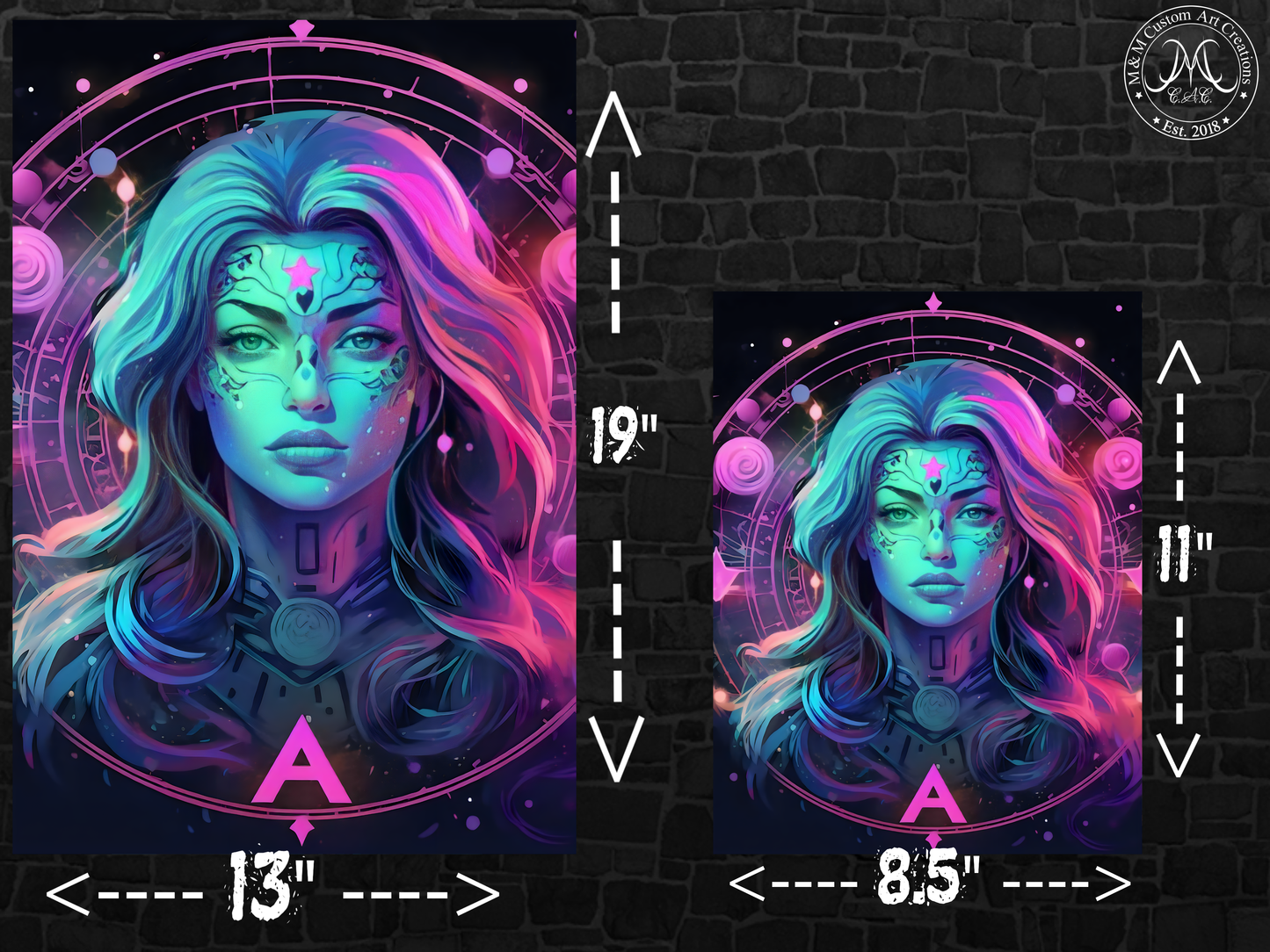 Aquarius Astrology Poster Prints | Zodiac Wall Art | Astrological Sign Decor | Great Gift Idea