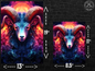 Aries Astrology Poster Prints | Zodiac Wall Art | Astrological Sign Decor | Great Gift Idea