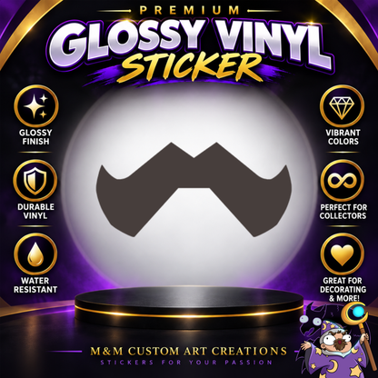 Ashe and Bob from Overwatch 2 Glossy Vinyl Sticker SHEETS