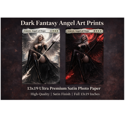 Avacyn, Angel of Hope – Dark Fantasy Angel Art Print