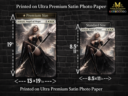 Avacyn, Angel of Hope – Dark Fantasy Angel Art Print