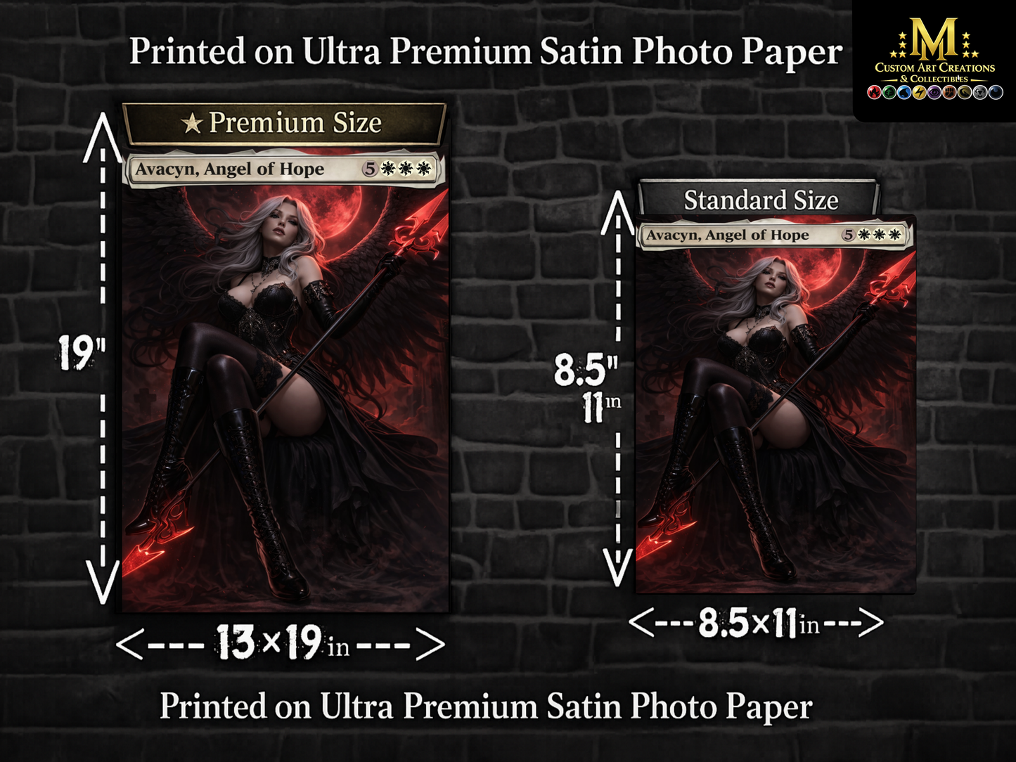 Avacyn, Angel of Hope – Dark Fantasy Angel Art Print