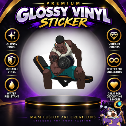 Baptiste from Overwatch 2 Glossy Vinyl Sticker SHEETS