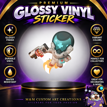 Baptiste from Overwatch 2 Glossy Vinyl Sticker SHEETS
