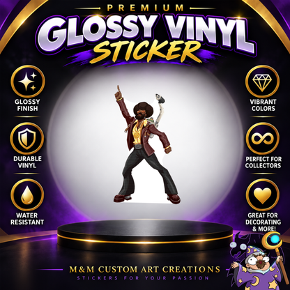 Baptiste from Overwatch 2 Glossy Vinyl Sticker SHEETS