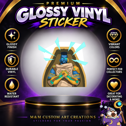 Baptiste from Overwatch 2 Glossy Vinyl Sticker SHEETS