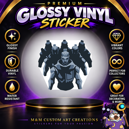 Baptiste from Overwatch 2 Glossy Vinyl Sticker SHEETS