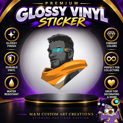 Baptiste from Overwatch 2 Glossy Vinyl Sticker SHEETS
