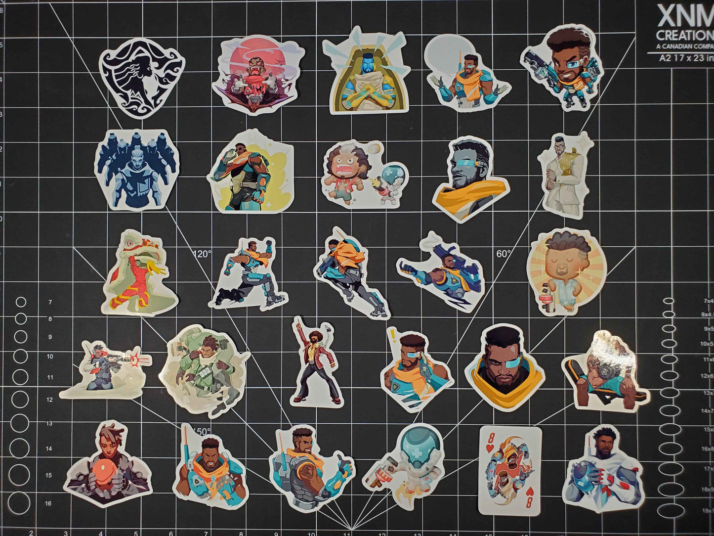 Overwatch 2 Baptiste Hero Spray's Sticker Set | 27 High Quality Glossy Vinyls