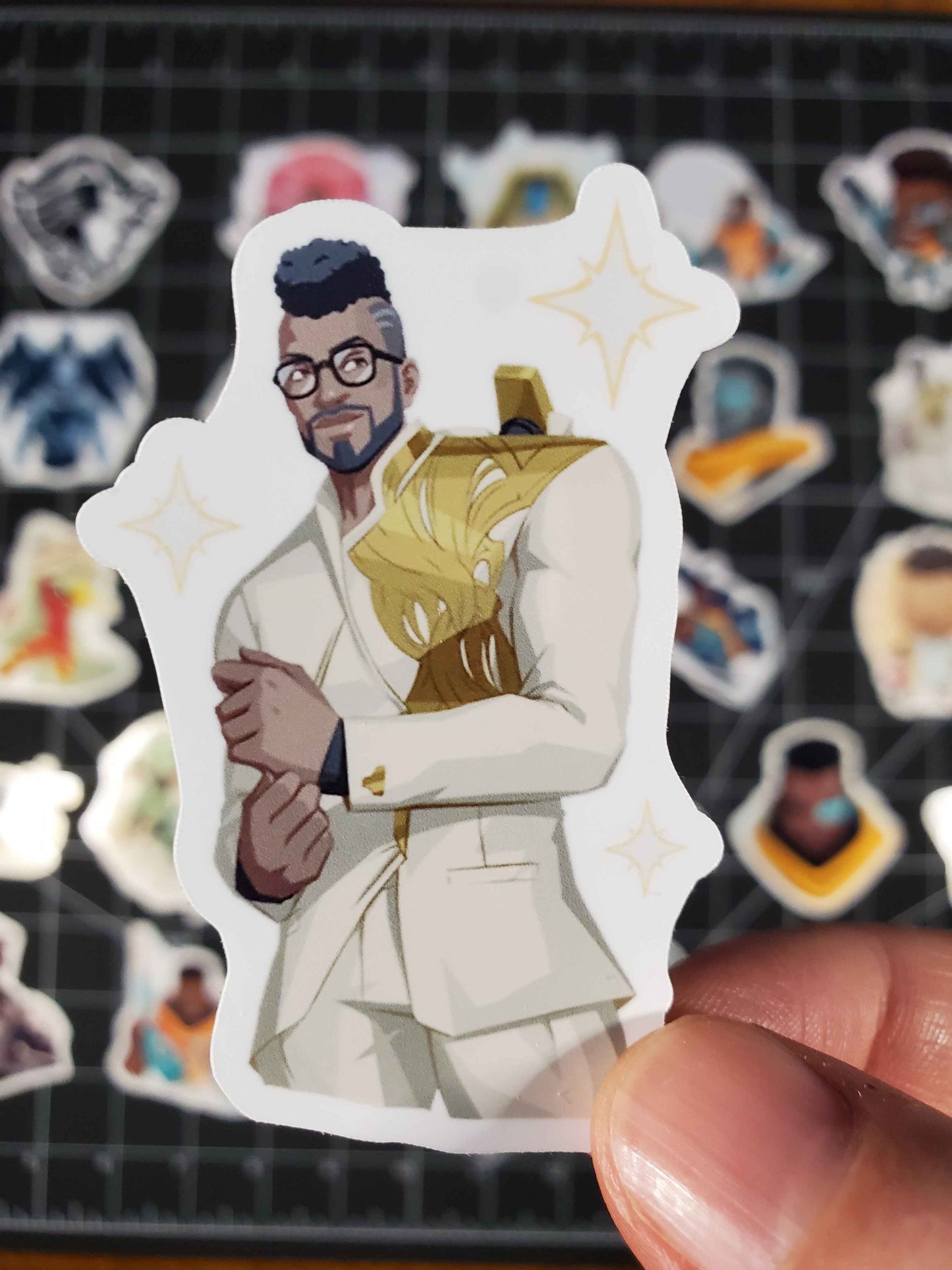 Overwatch 2 Baptiste Hero Spray's Sticker Set | 27 High Quality Glossy Vinyls