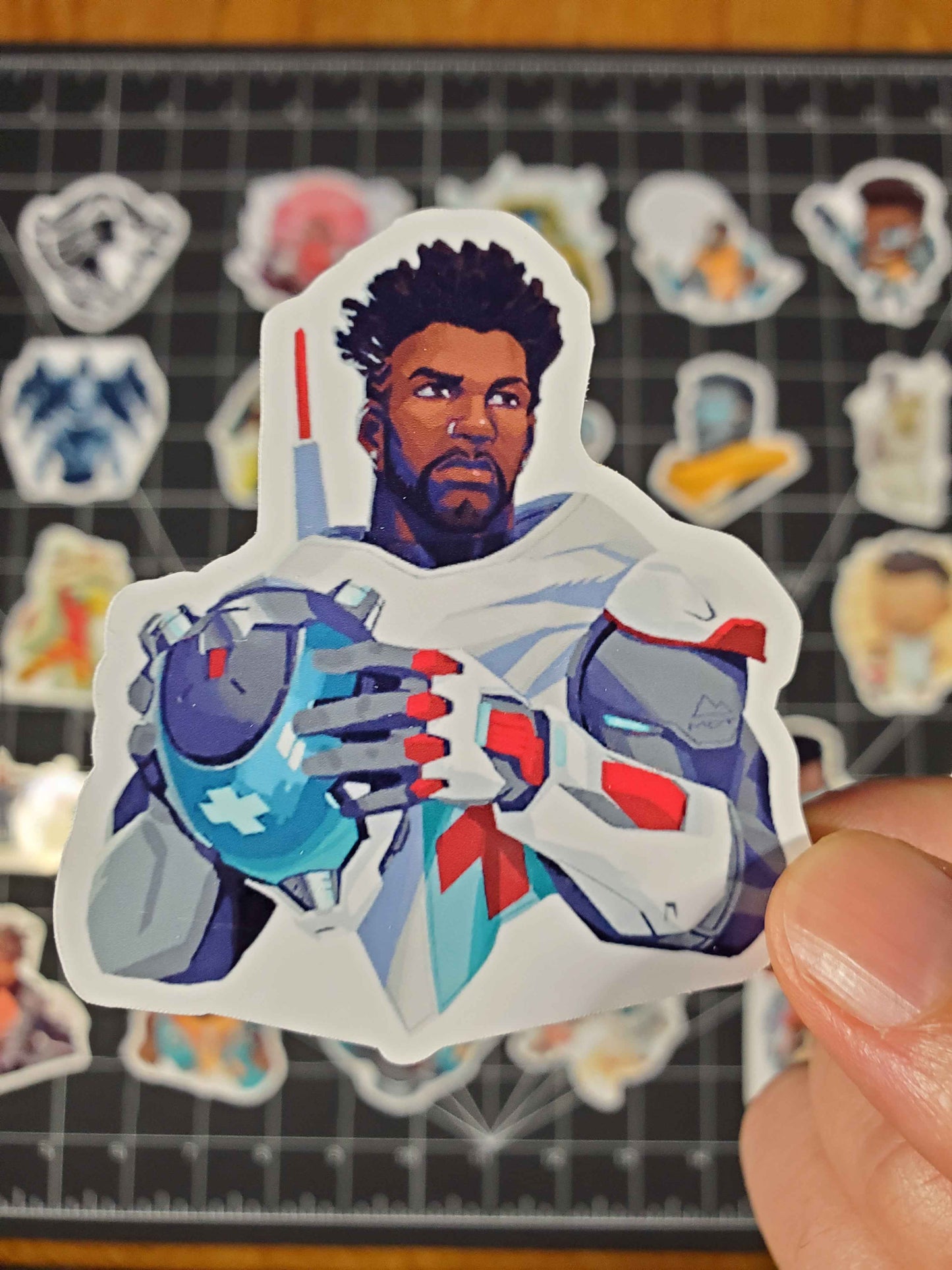 Overwatch 2 Baptiste Hero Spray's Sticker Set | 27 High Quality Glossy Vinyls