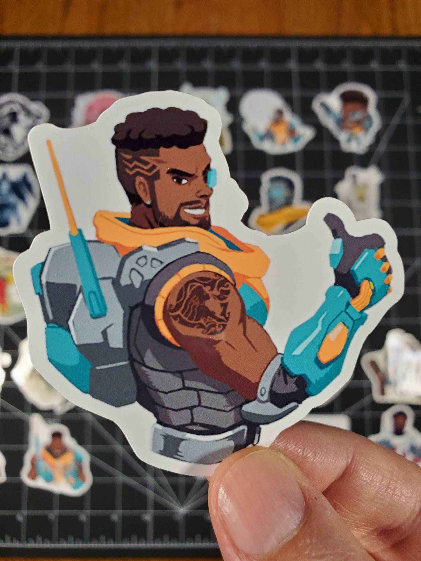 Overwatch 2 Baptiste Hero Spray's Sticker Set | 27 High Quality Glossy Vinyls