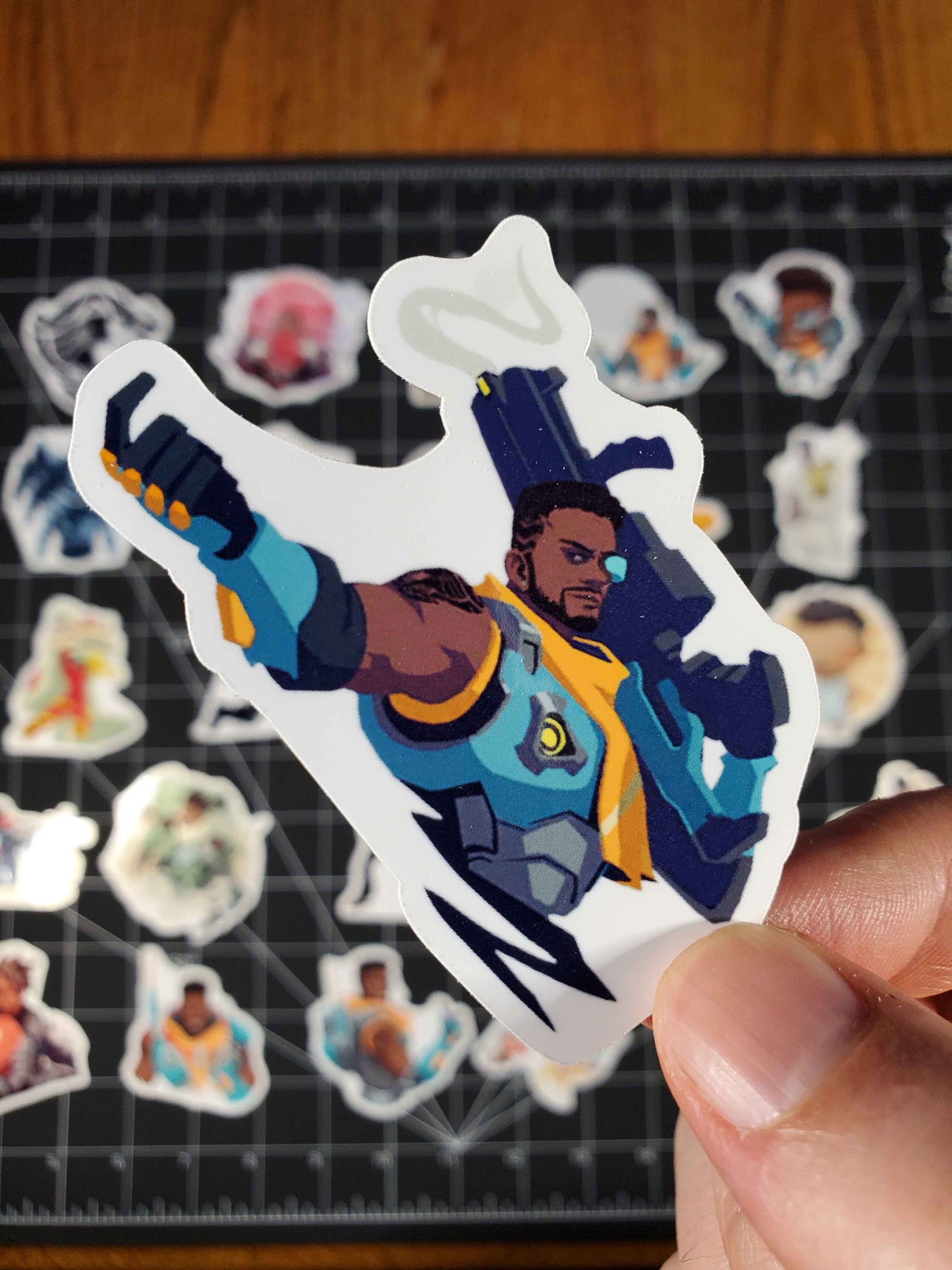 Overwatch 2 Baptiste Hero Spray's Sticker Set | 27 High Quality Glossy Vinyls