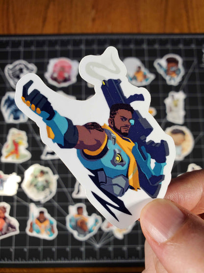 Overwatch 2 Baptiste Hero Spray's Sticker Set | 27 High Quality Glossy Vinyls