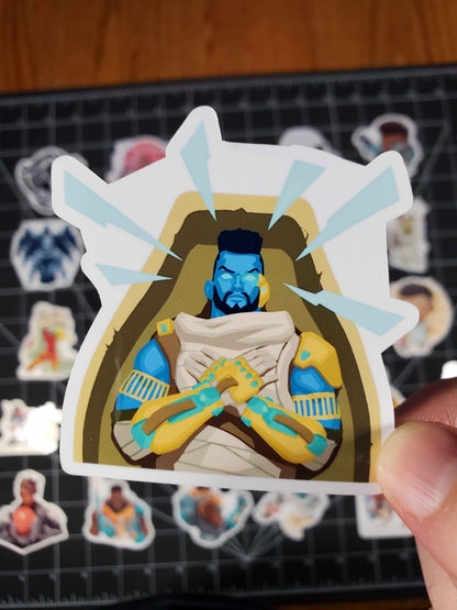 Overwatch 2 Baptiste Hero Spray's Sticker Set | 27 High Quality Glossy Vinyls
