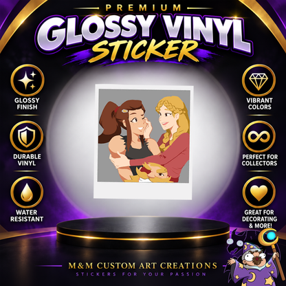 Brigitte from Overwatch 2 Glossy Vinyl Sticker SHEETS